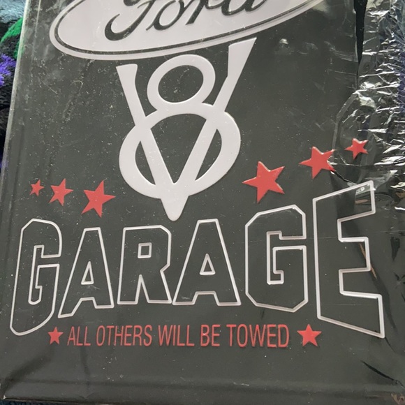 “This Is A V8 FORD Garage” Sign 12 1/2 x 16 - Picture 4 of 6
